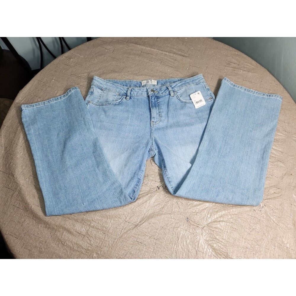 We The Free X Free People Womens Size 31  Boyfriend Jean in etna blue --16 - Picture 2 of 12